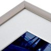 Henzo marco de aluminio Portofino 10x15 cm acero con passe-partout 7x10 cm