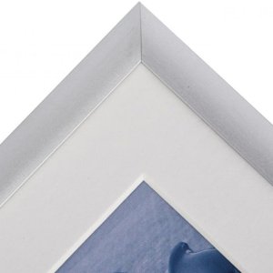 Marco de aluminio Portofino 18x24 cm plata