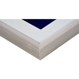 Henzo marco de aluminio Portofino 18x24 cm acero con passe-partout 10x15 cm
