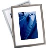 Henzo marco de aluminio Portofino 18x24 cm acero con passe-partout 10x15 cm