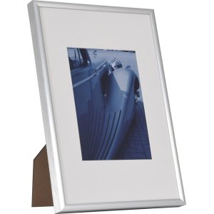 Henzo Marco de aluminio Portofino 20x30 cm plata con passepartout 13x18 cm