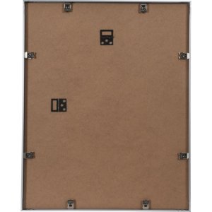 Henzo marco de aluminio Portofino 40x50 cm plata con passe-partout 30x40 cm