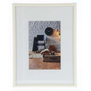 Marco de plástico Sevilla 18x24 cm blanco