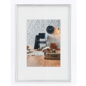 Marco plástico Sevilla 20x28 cm plata
