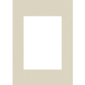 Passepartout 20x28 cm - 13x18 cm crema