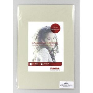 Passepartout 20x28 cm - 13x18 cm crema
