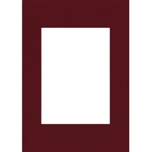 Passepartout 20x28 cm - 13x18 cm rojo ladrillo