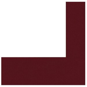 Passepartout 20x28 cm - 13x18 cm rojo ladrillo