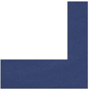Passepartout 20x28 cm - 13x18 cm azul marino