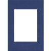 Passepartout 20x28 cm - 13x18 cm azul marino