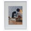 Marco de plástico Sevilla 28x35 cm plata