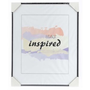 Marco de plástico Madrid 40x50 cm negro