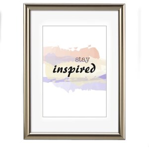 Madrid marco de plástico 40x50 cm acero