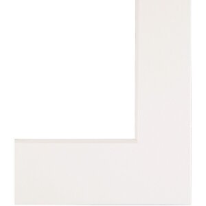 Passepartout 30x40 cm - 20x30 cm blanco ártico