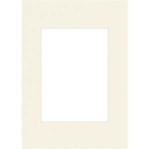 Passepartout 40x50 cm - 28x35 cm blanco nieve