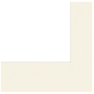 Passepartout 40x50 cm - 28x35 cm blanco nieve