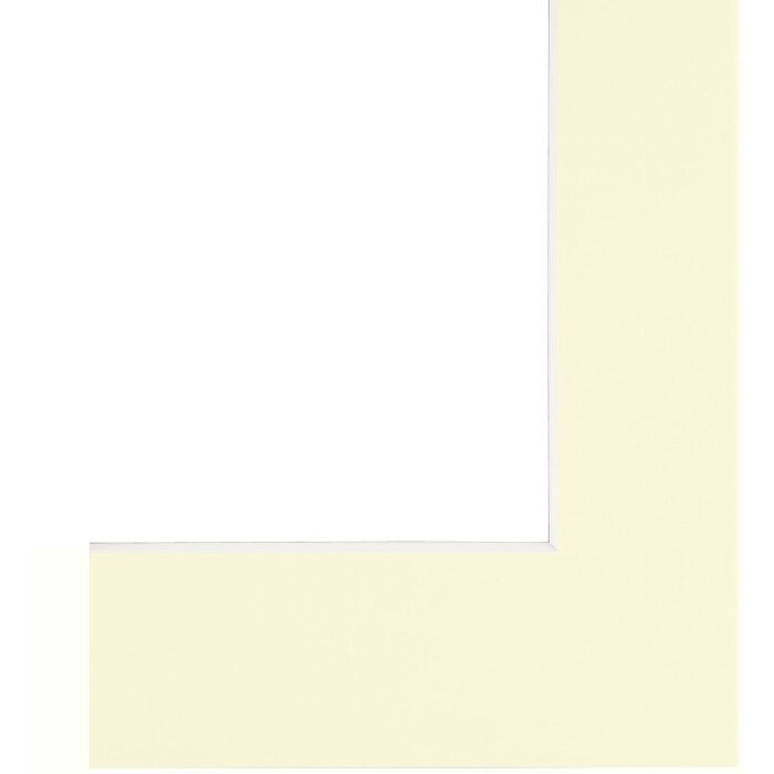 Passepartout 40x50 cm - 30x40 cm blanco nieve