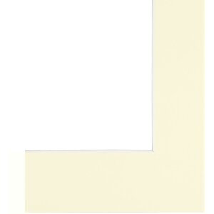 Passepartout 40x50 cm - 30x40 cm blanco nieve