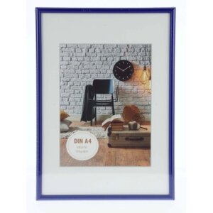 Marco de plástico Sevilla 21x29,7 cm azul