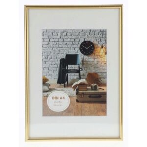 Marco de plástico Sevilla 21x29,7 cm dorado
