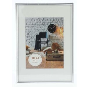 Marco de plástico Sevilla 21x29,7 cm plata