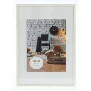 Marco de plástico Hama Sevilla 21x29,7 cm blanco DIN A4 marco para documentos