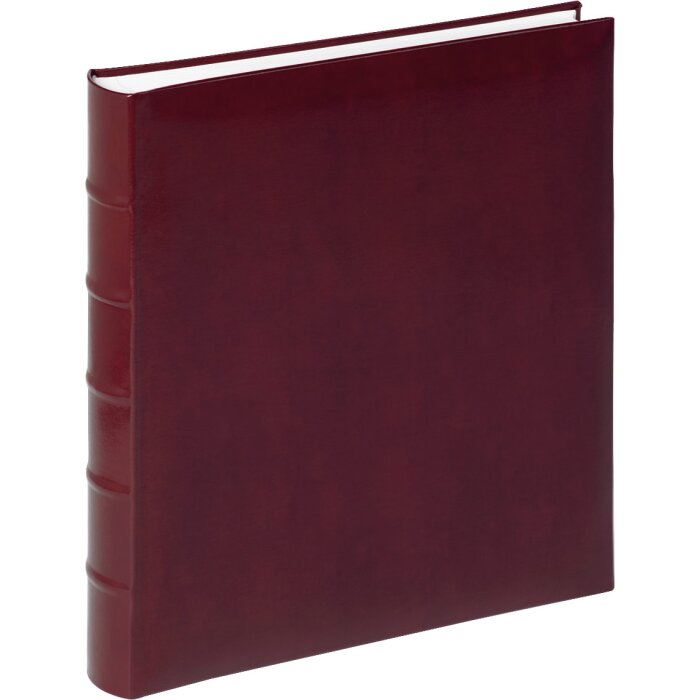 Walther Álbum de fotos Classic 29x32 cm rojo vino 60 páginas blancas