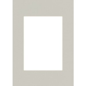 Passepartout 18x24 cm - 10x15 cm gris plata