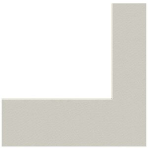 Passepartout 18x24 cm - 10x15 cm gris plata