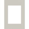 Passepartout 18x24 cm - 10x15 cm gris plata