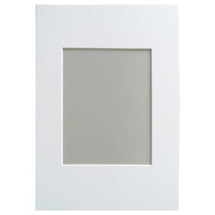 Galería Passepartout 50x70 blanco polar
