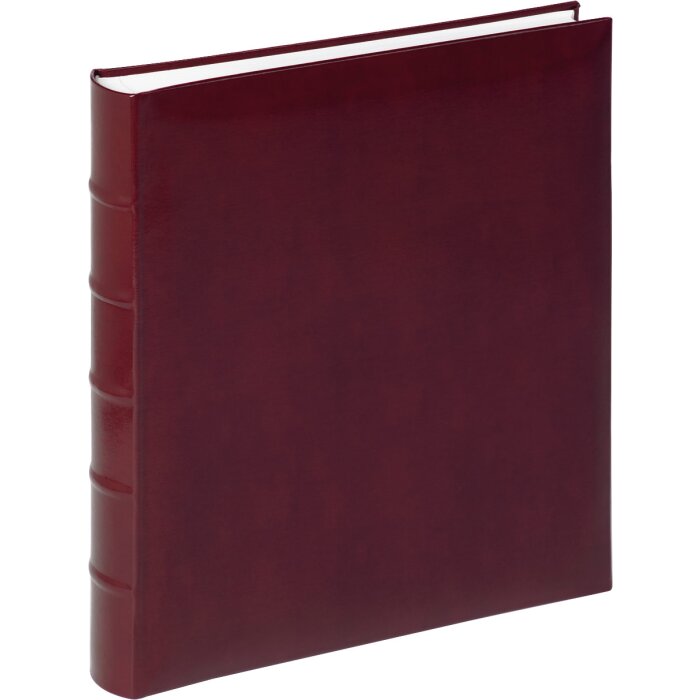 Walther Álbum de fotos Classic 30x37 cm rojo vino 80 páginas blancas