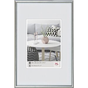 Marco de plástico Galeria 50x70 cm plata