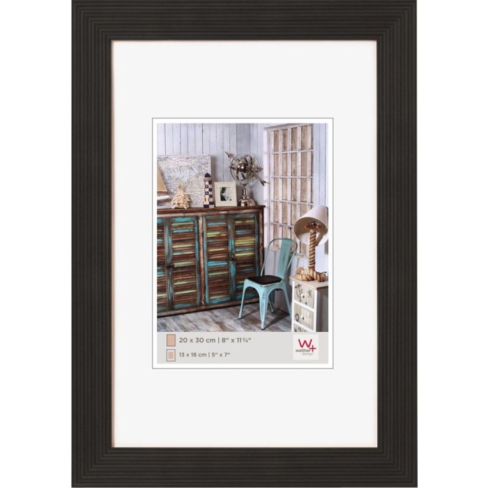 Marco de madera Grado 50x70 cm negro