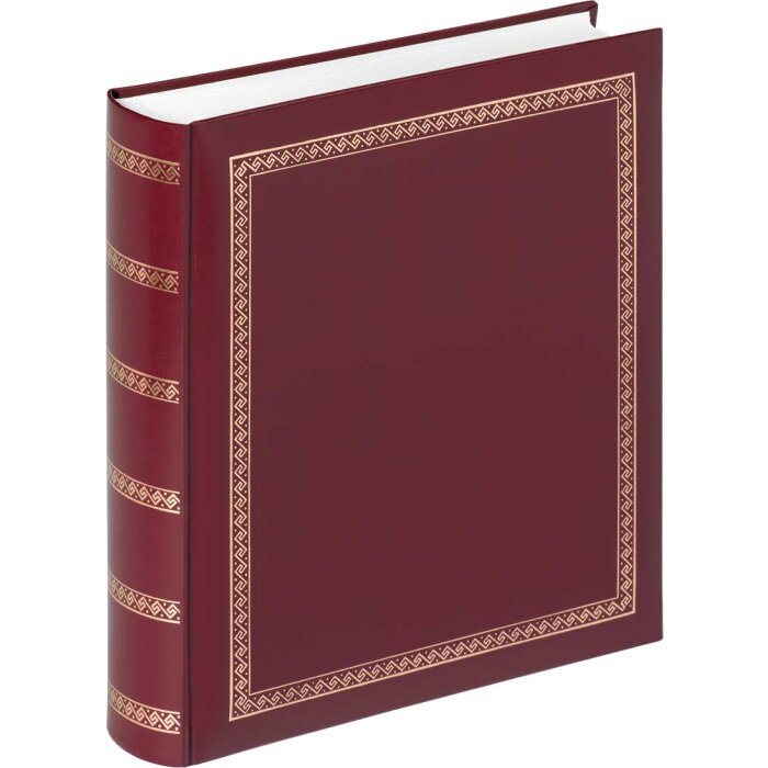 Walther Álbum de fotos promocional The Chic Rojo vino grueso 29x32 cm 100 páginas blancas