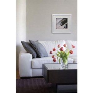 Marcos de madera de piano 30x30 cm Blanco Efecto 3D