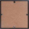 Marcos de madera de piano 30x30 cm Negro Efecto 3D