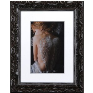 Marco barroco chic 15x20 cm gris oscuro
