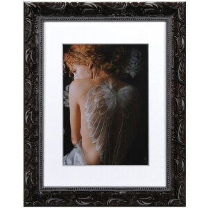 Marco barroco chic 18x24 cm gris oscuro
