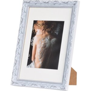 Marco barroco chic 20x30 cm blanco