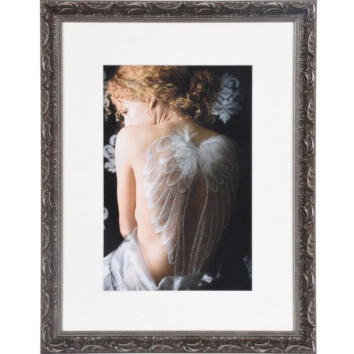 Marco barroco chic 30x40 cm gris oscuro