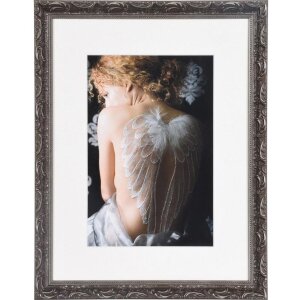 Marco barroco chic 30x40 cm gris oscuro