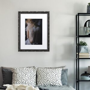 Marco barroco chic 30x40 cm gris oscuro
