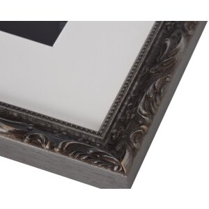 Marco barroco chic 30x40 cm gris oscuro