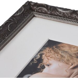 Marco barroco chic 30x40 cm gris oscuro
