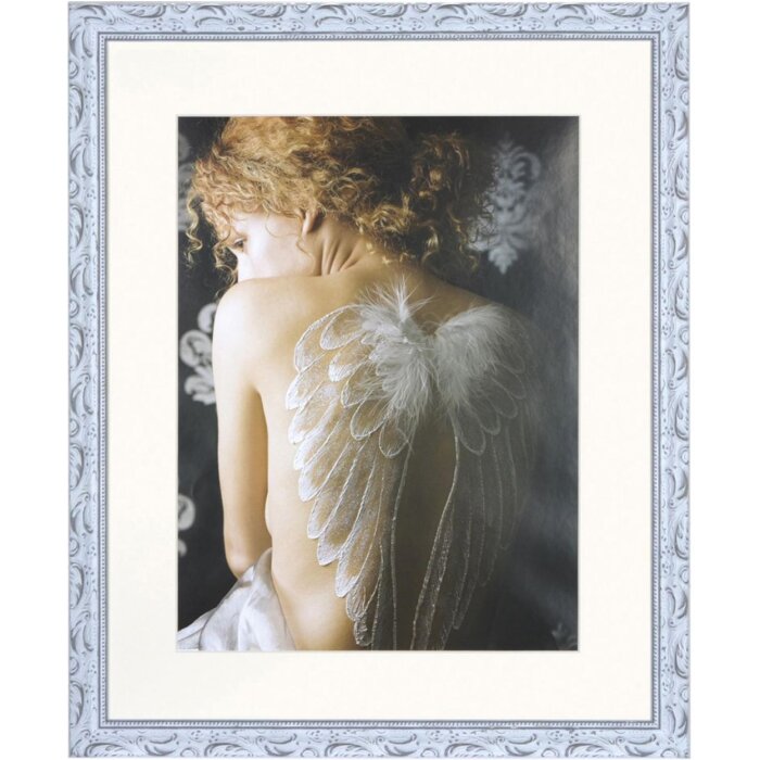 Marco barroco chic 40x50 cm blanco