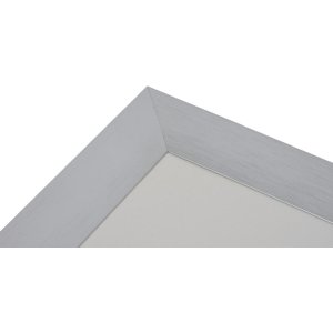 Henzo Marco de aluminio Lucerna 50x70 cm plata con passepartout 40x60 cm
