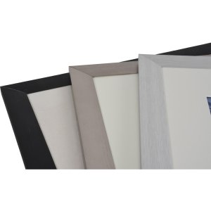 Henzo Marco de aluminio Lucerna 50x70 cm plata con passepartout 40x60 cm