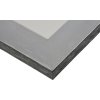 Henzo Marco de aluminio Lucerna 50x70 cm plata con passepartout 40x60 cm