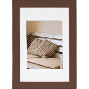 20x30 Marco de madera Driftwood marrón oscuro